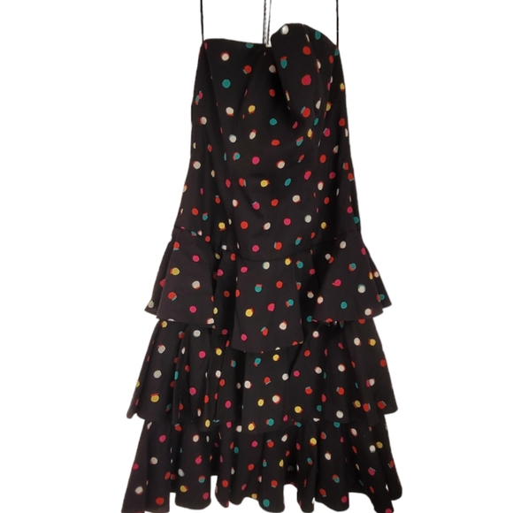 Patty O'Neil Dresses & Skirts - Patty O'Neil vintage 80's polka dot dress Size 8